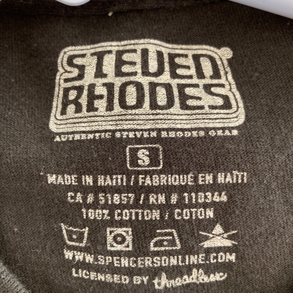 ♻️ $5 BIN Steven Rhodes demon cat black t-shirt - Picture 3 of 4